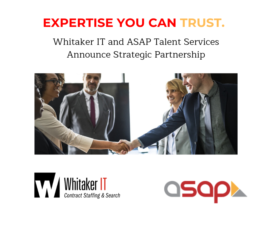 Whitaker It And Asap Talent Services Announce A Major Strategic Partnership 1